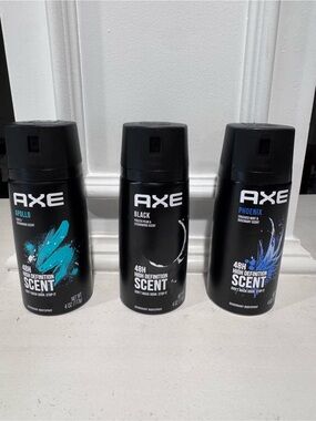 Axe body sprays set of 3 NEW